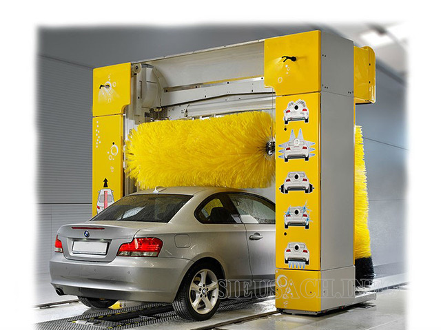 Hệ thống rửa xe tự động giúp tiết kiệm nhân lực vệ sinh