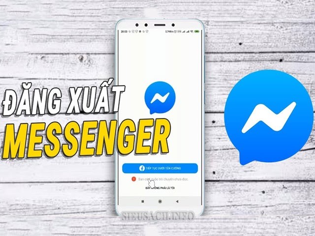 Làm thế nào để đăng xuất messenger?