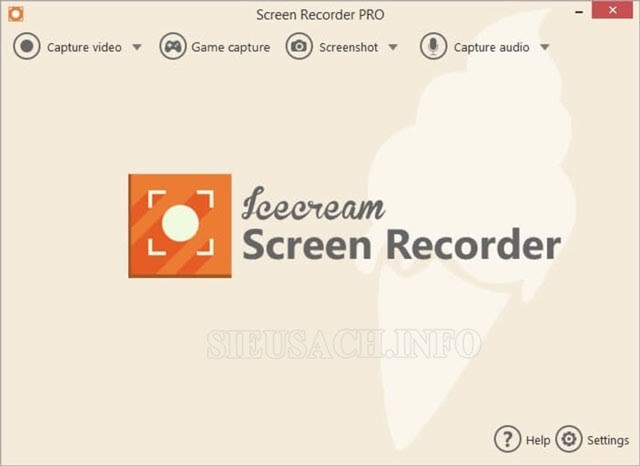 Phần mềm Icecream Screen Recorder