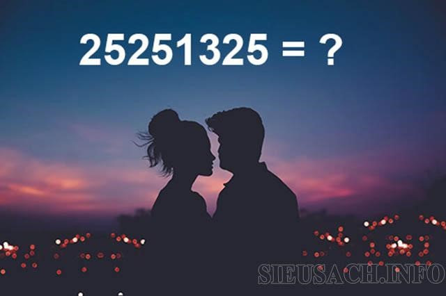 25251325 có nghĩa là gì?