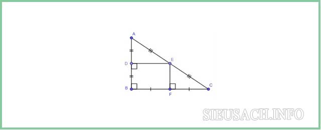 Tính chất của đường trung trực trong tam giác vuông