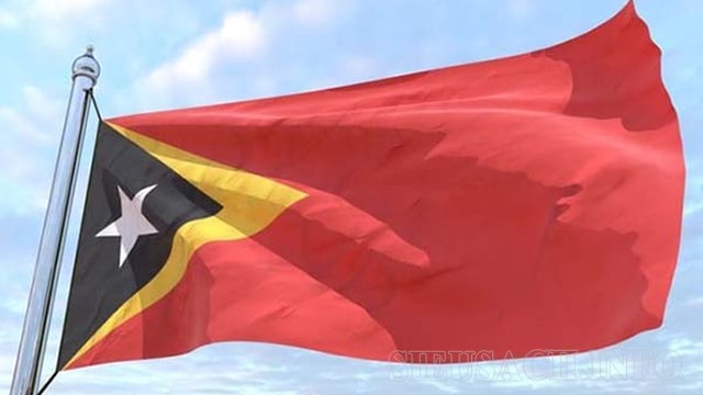 Hình ảnh lá cờ Đông Timor