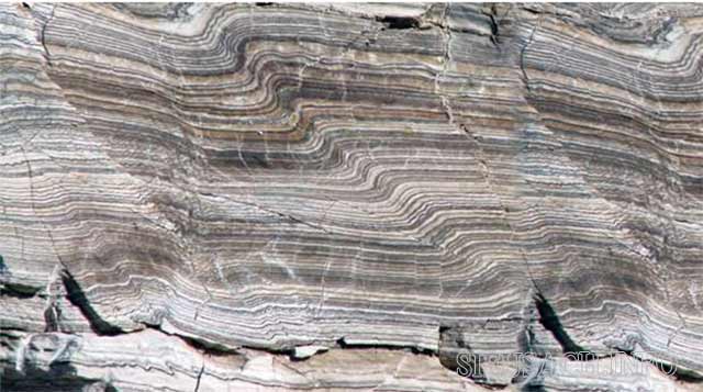 Nội lực tác động nén ép lên các lớp đá trên bề mặt trái đất