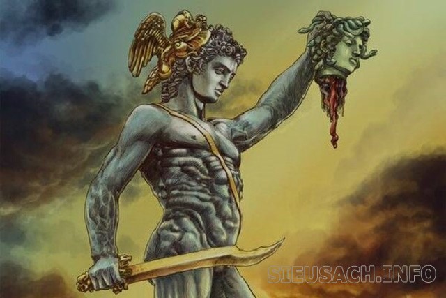 Hình ảnh Perseus sau khi giết chết Medusa