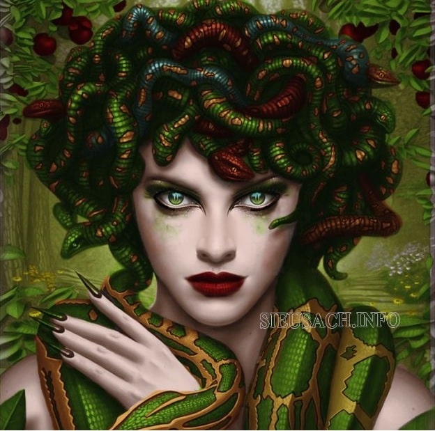 Athena là người đã biến mái tóc Medusa đầu rắn