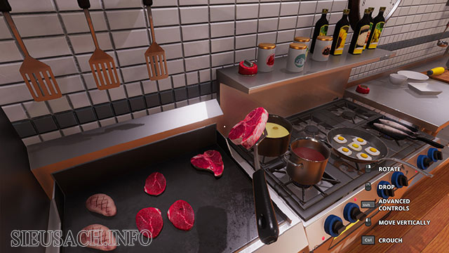 Cooking Simulator - game nấu ăn trực quan với nhiều tính năng trên PC