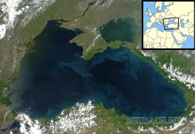 Hình ảnh biển Đen chụp từ vệ tinh của NASA