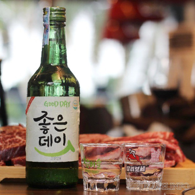 Rượu  Soju Hàn Quốc có nhiều loại với nhiều nồng độ khác nhau