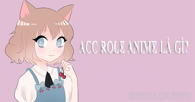 Acc role trong anime là bản chất tính cách một nhân vật bạn nhập vai