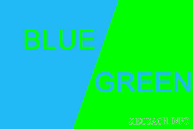 Chọn màu xanh dương hơi ngả xanh lá sẽ tạo ra màu xanh ngọc ấn tượng