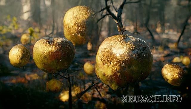 Lấy 3 quả táo vàng từ khu vườn của Hesperides