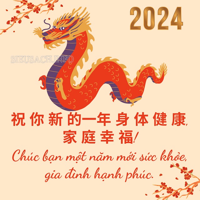 Chúc mừng năm mới bằng tiếng Trung 2024 hay nhất