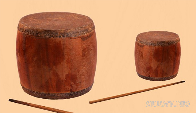 Trống là nhạc cụ đặc trưng được sử dụng trong hát Xoan