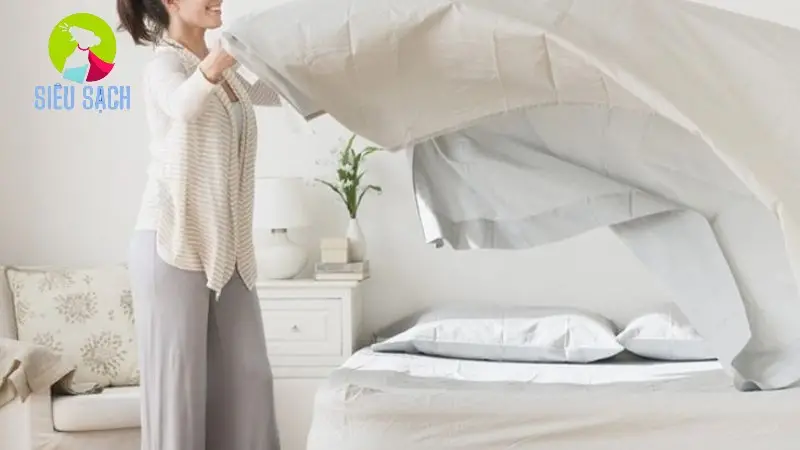 Tầm quan trọng của việc làm sạch ga giường đúng cách