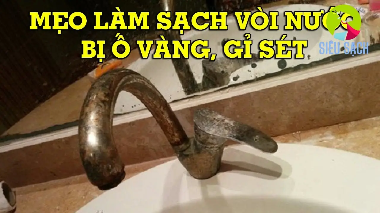 Các phương pháp làm sạch vòi nước nhà tắm phổ biến