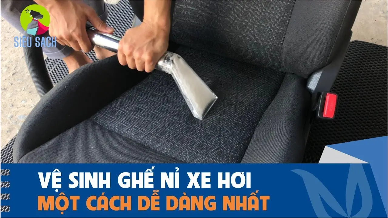 Các phương pháp làm sạch ghế ô tô phổ biến