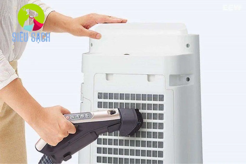 Các bước làm sạch máy lọc không khí chi tiết