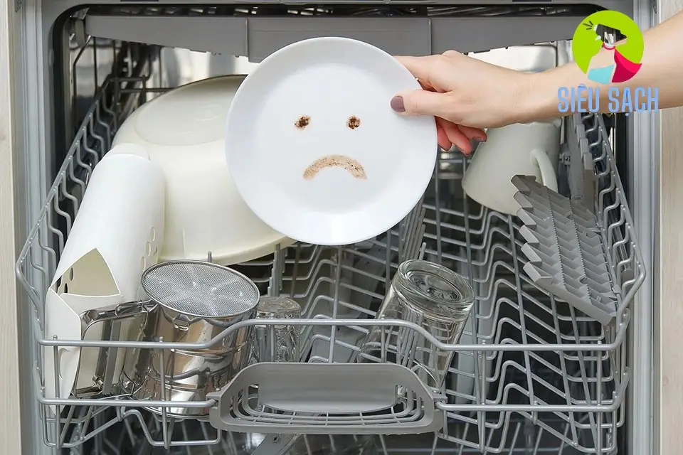 Các lỗi phổ biến khi làm sạch máy rửa bát và cách khắc phục