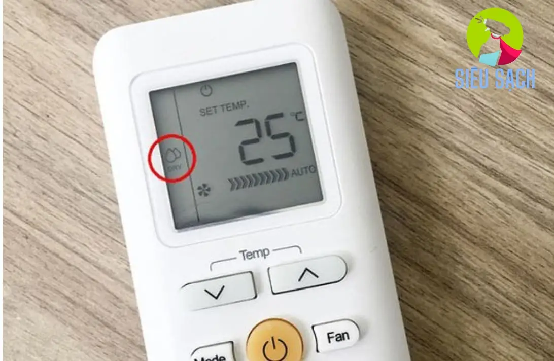 Sử dụng chế độ Dry của máy điều hòa