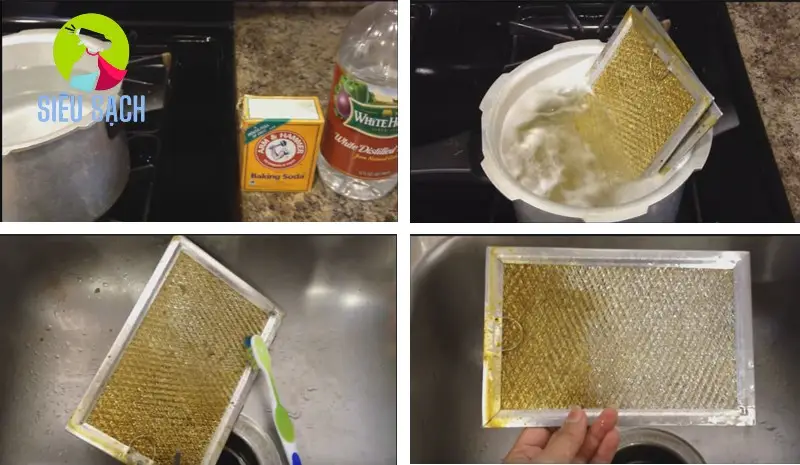 Hướng Dẫn Chi Tiết Cách Vệ Sinh Lưới Lọc Máy Hút Mùi Bằng Baking Soda