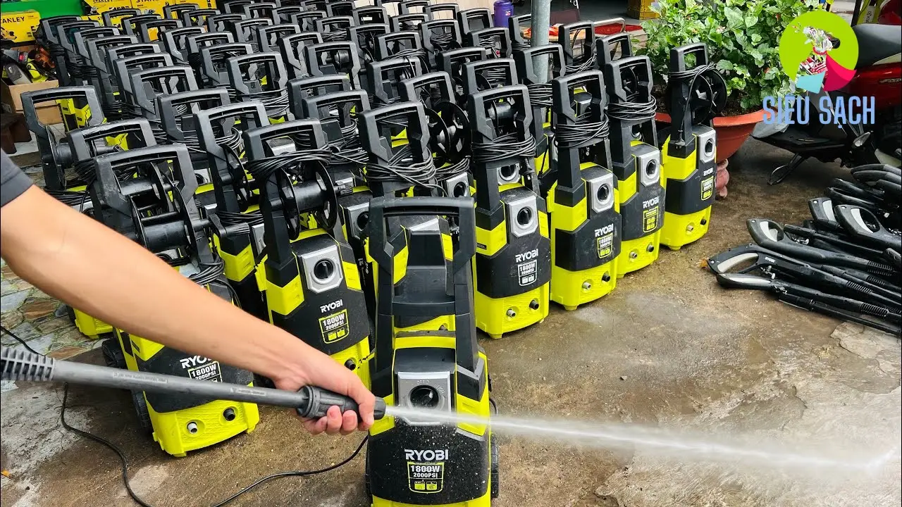 Máy Rửa Xe Ryobi 1800W