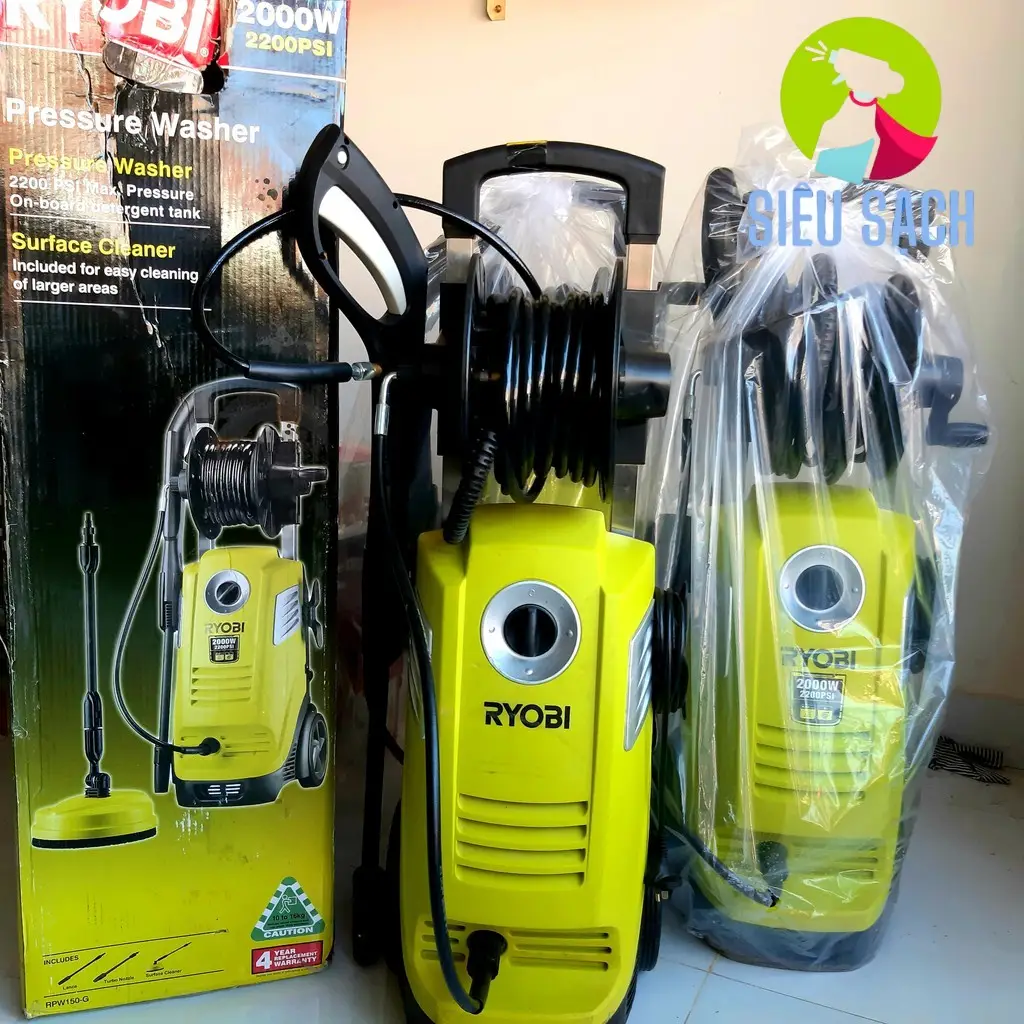 Máy Rửa Xe Ryobi 2000W
